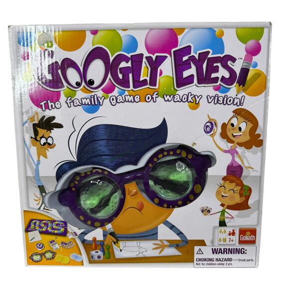 Googly Eyes Game Family Drawing Game with Crazy, Vision-Altering Glasses - Picture 3 of 6